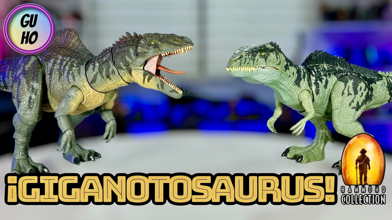 Llego el nuevo GIGANOTOSAURUS HAMMOND COLLECTION | Jurassic World Dominion | MATTEL | GUHOVERSO
