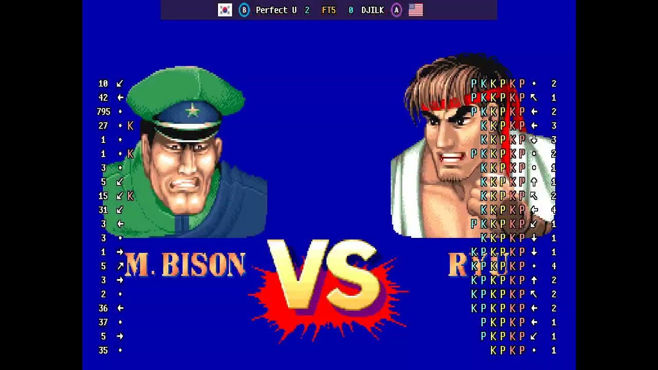 Street Fighter II' - Champion Edition - 🇰🇷 Perfect U(B) vs 🇺🇸 DJILK(A) | (2026-03-03 14:27 UTC)