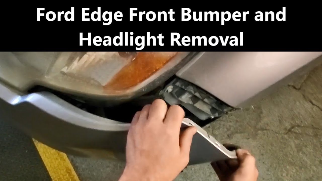 Ford Edge Front Bumper and Headlight Removal