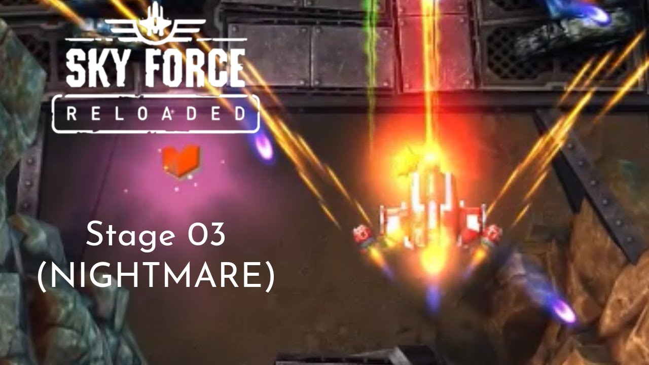Sky Force Reloaded | Stage 03 (Nightmare)