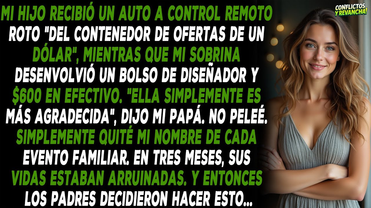 Mi hijo recibió un auto a control remoto roto 