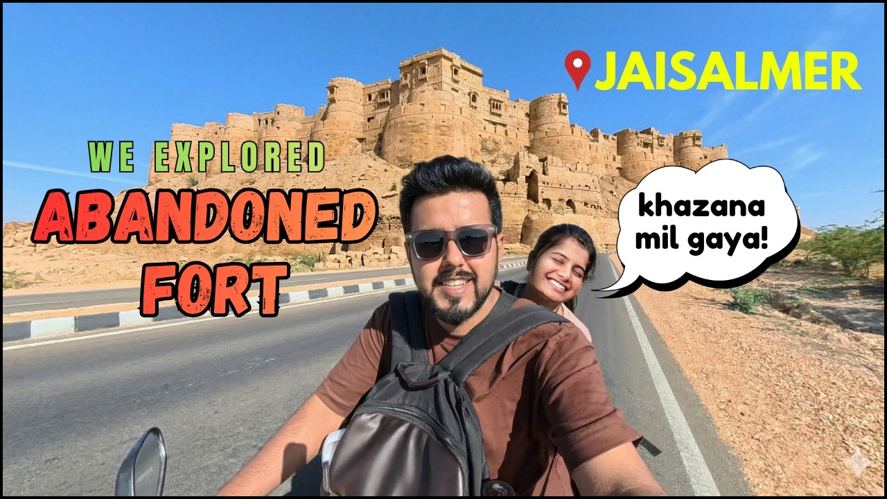 We Met as Strangers in a Hostel & Explored an Abandoned Fort in Jaisalmer #jaisalmer #jaisalmervlog