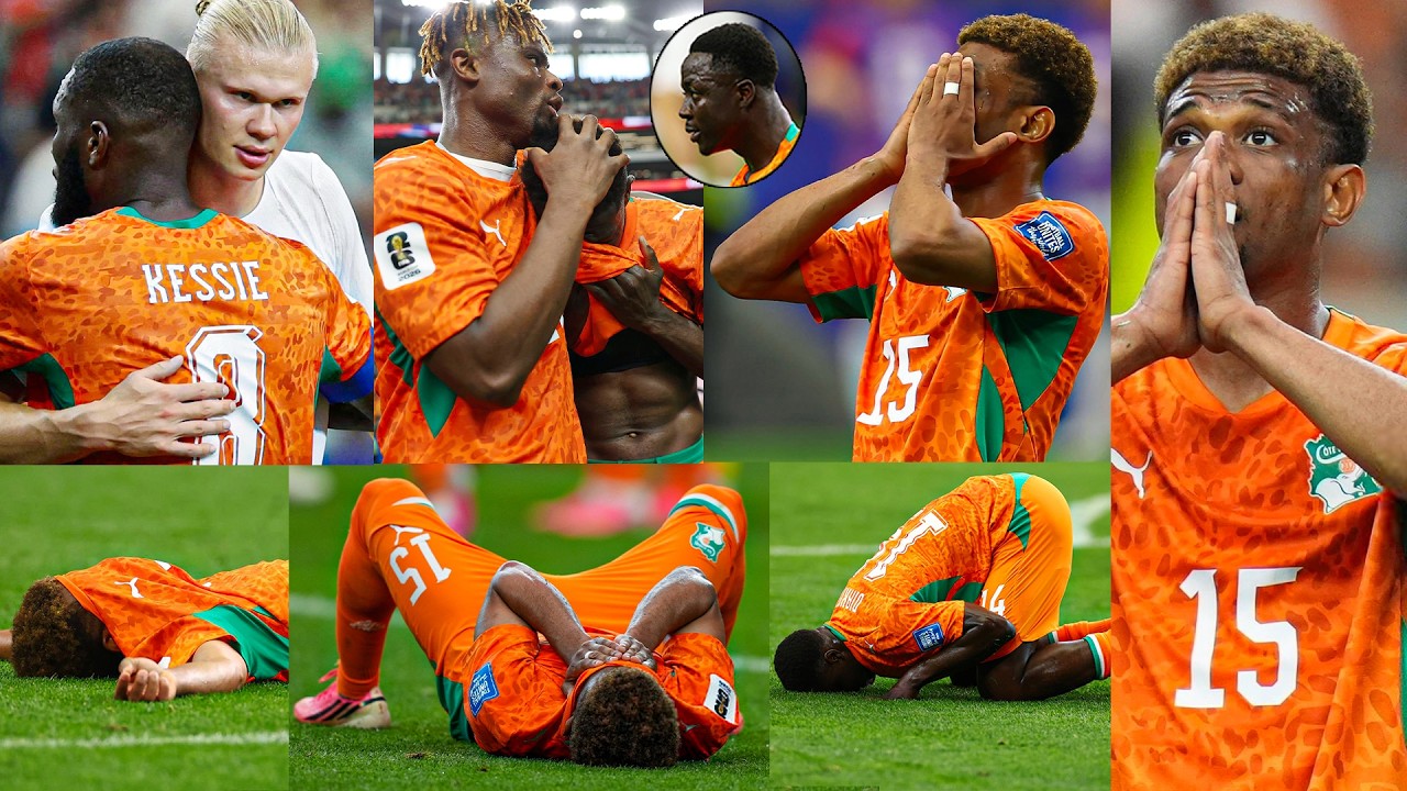 Emotional Ivory Coast Players Crying After Loss vs Norway, Norway vs Ivory Coast Highlights Ffia