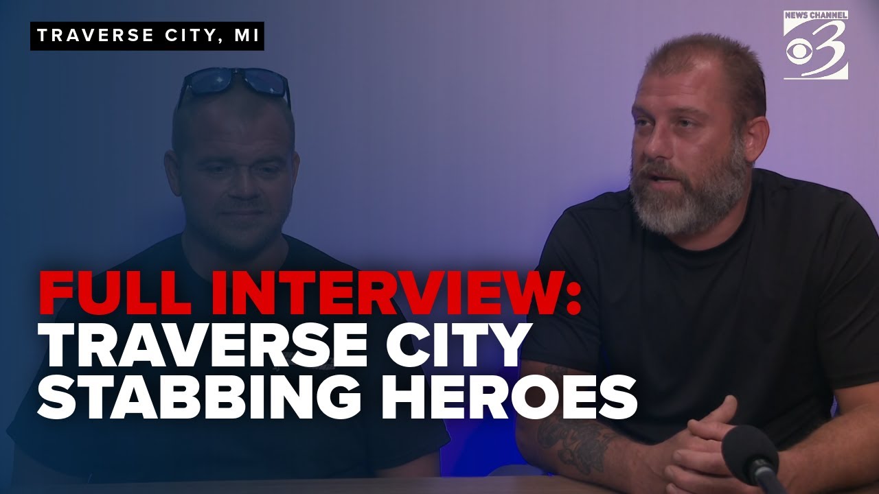 FULL INTERVIEW: Veteran, brother-in-law detail taking action to stop Traverse City Walmart stabbing
