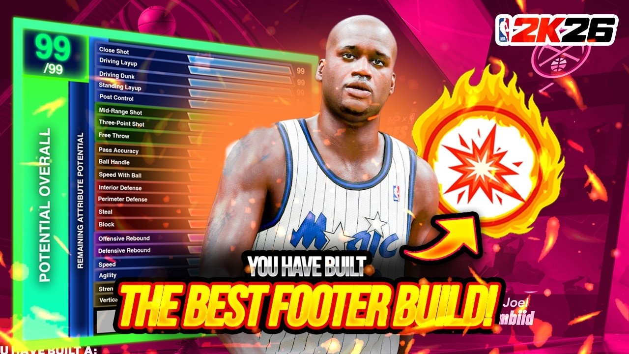 *NEW*BEST 7FT CENTER BUILD ON NBA2K26 