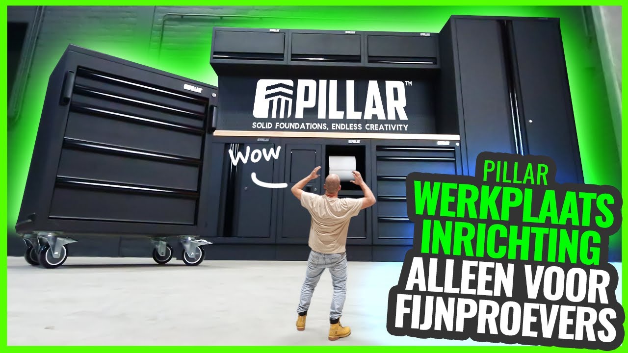 Is dit de meest stijlvolle werkplaats ooit? Pillar modulaire werkplaatsinrichting - RVS of Hardhout