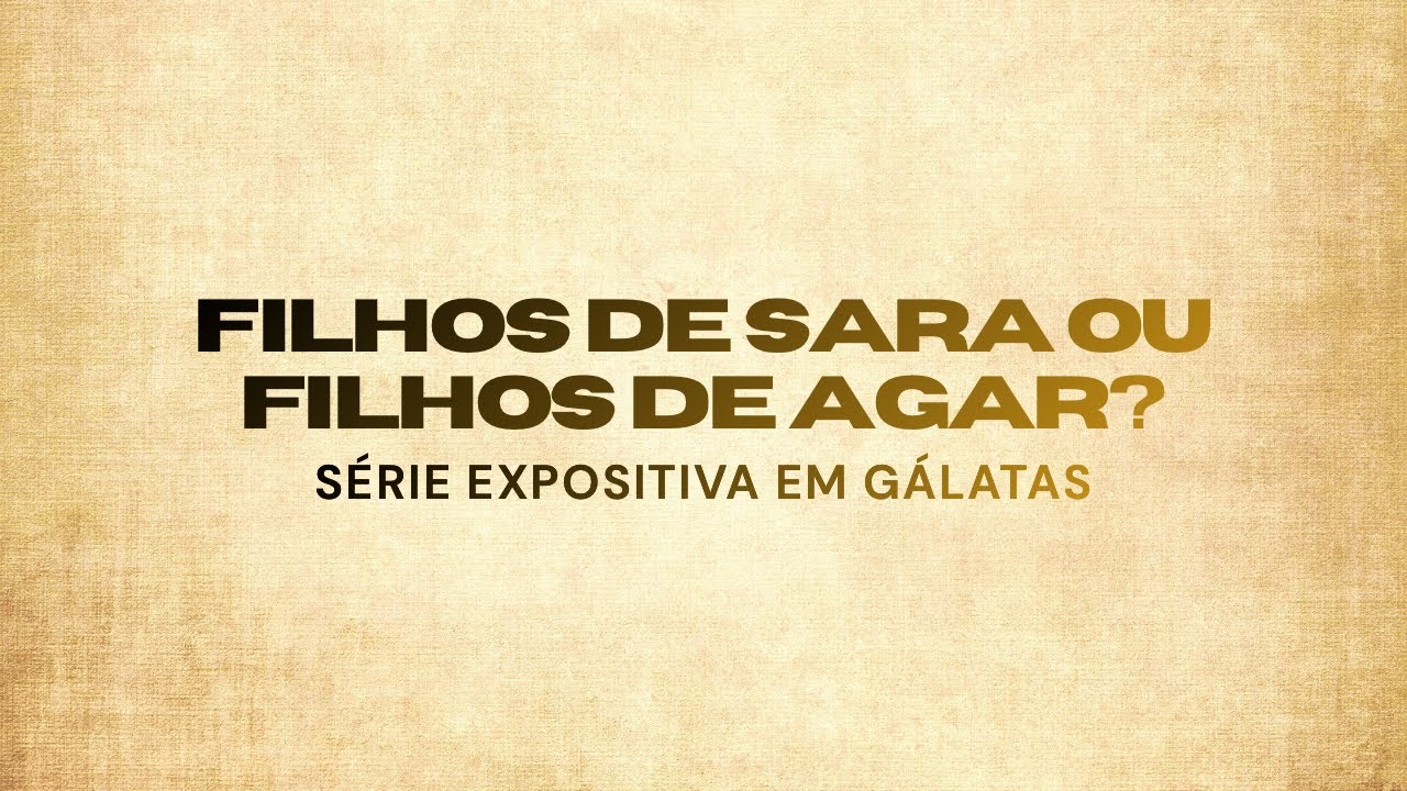 Gálatas  4:21-31 I Pr Ricardo Simon