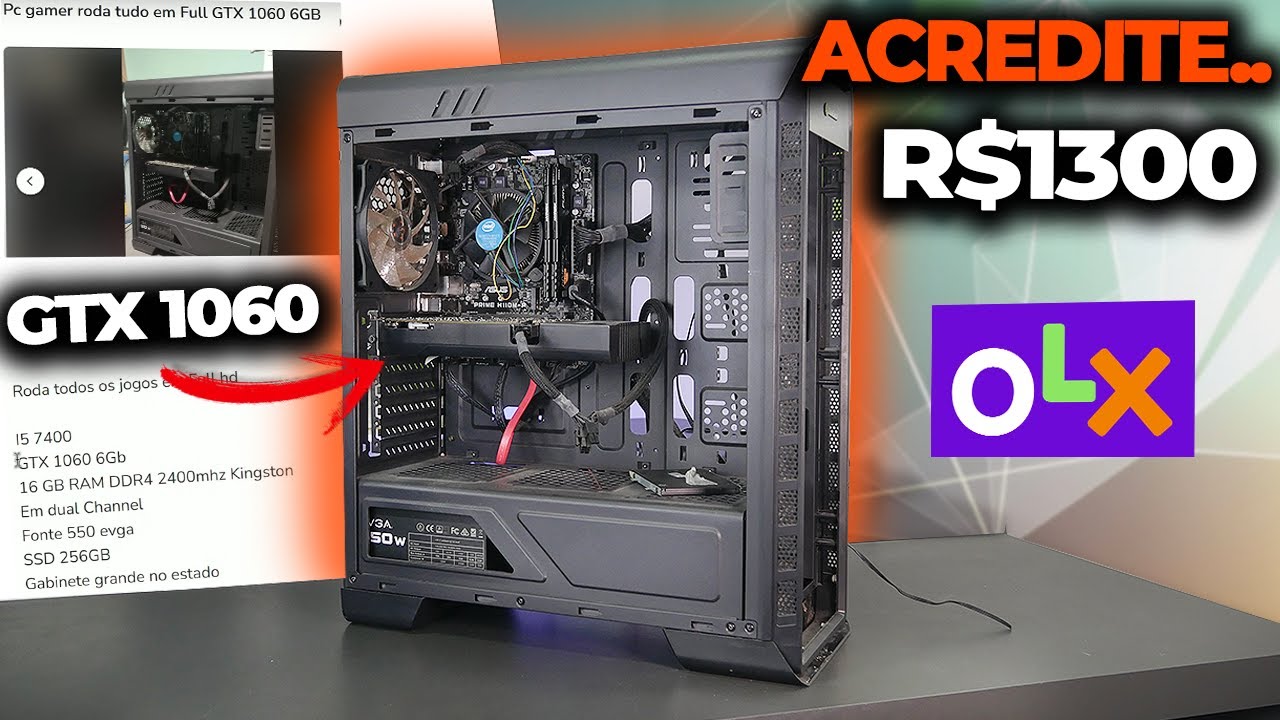 COMPREI UM PC GAMER POR R$1300 COM UMA GTX 1060 NA OLX! FUNCIONOU?
