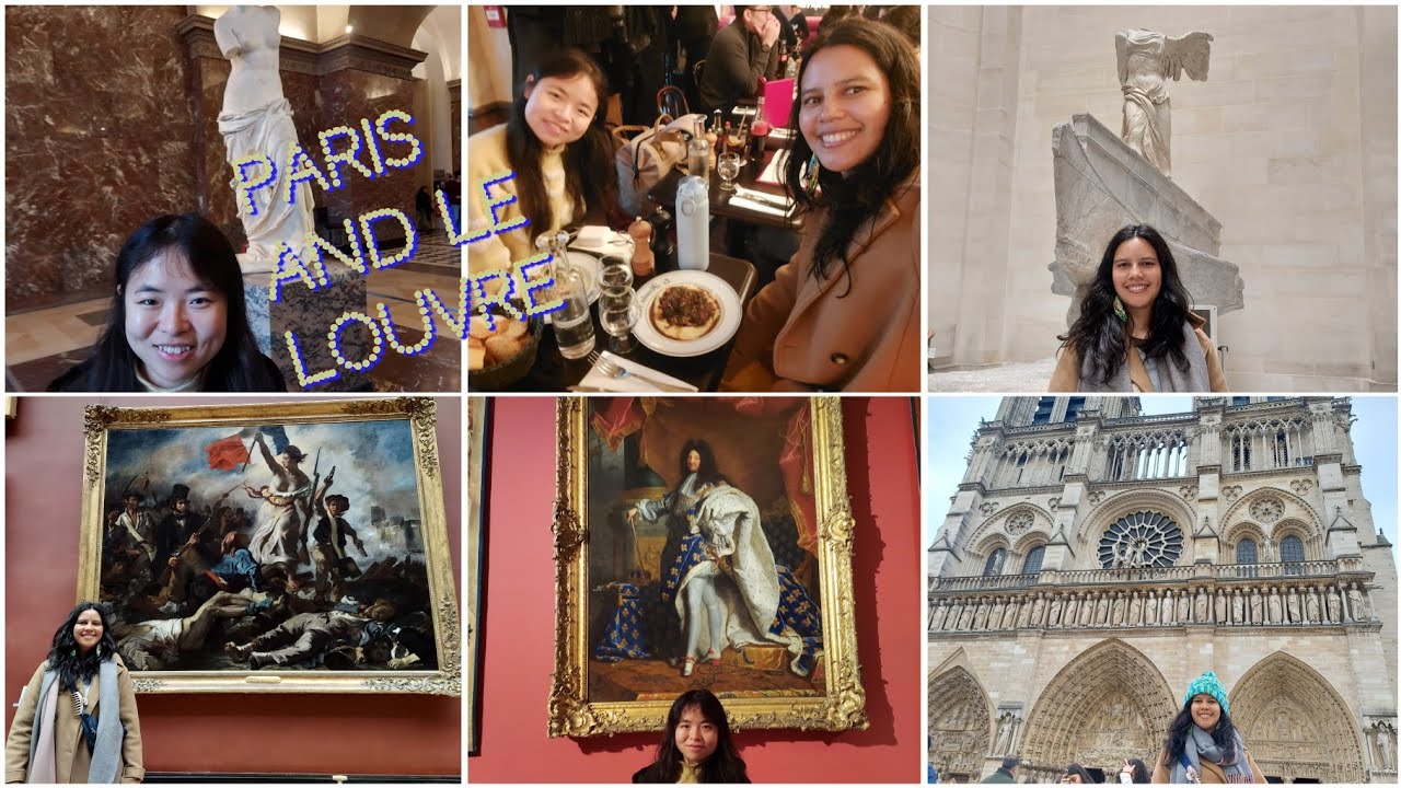 Paris, Le Louvre and Notre Dame 
