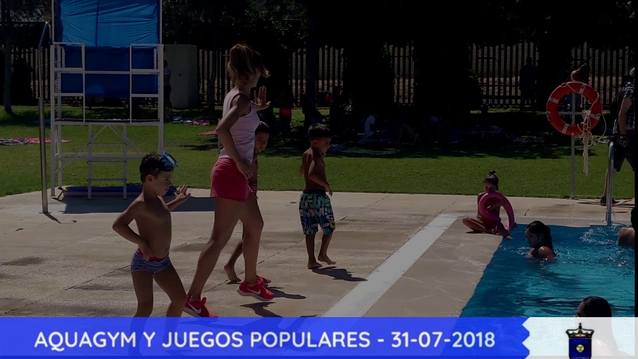 AQUAGYM Y JUEGOS PISCINA   31 07 2018