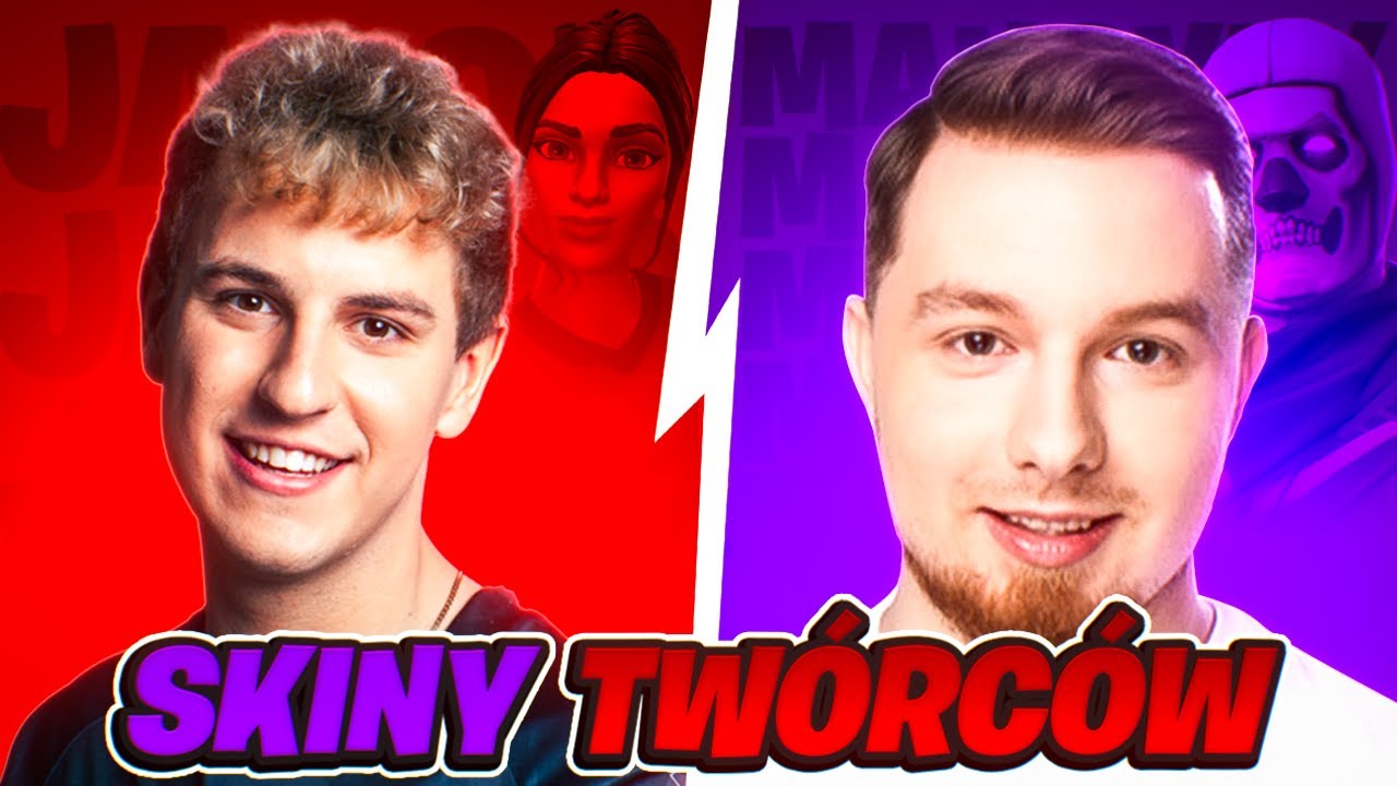 Skiny YOUTUBERÓW w Fortnite!