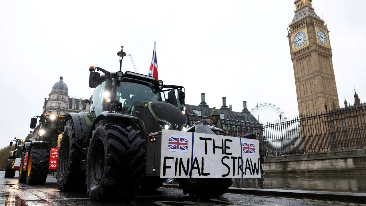We went to the Farmer's Protest