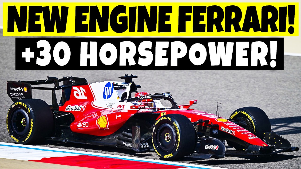 DEVASTATING NEW ENGINE! +30 HP for Ferrari! Aduo REVEALED and Leclerc RENEWS: It's OFFICIAL!