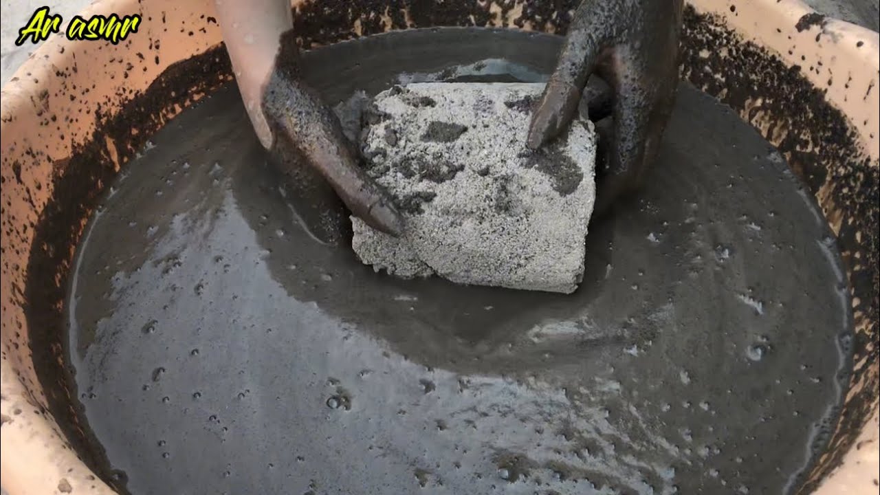 Water series #13 ||charcoal sand water crumbling ✨