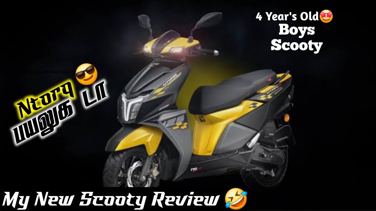 My New Scooty Review 🤣 TVS Ntorq Payaluga 😎 4 Year's Old Boys Scooty 🤩 [Kodai_Veeran_24] Tamil 🔥