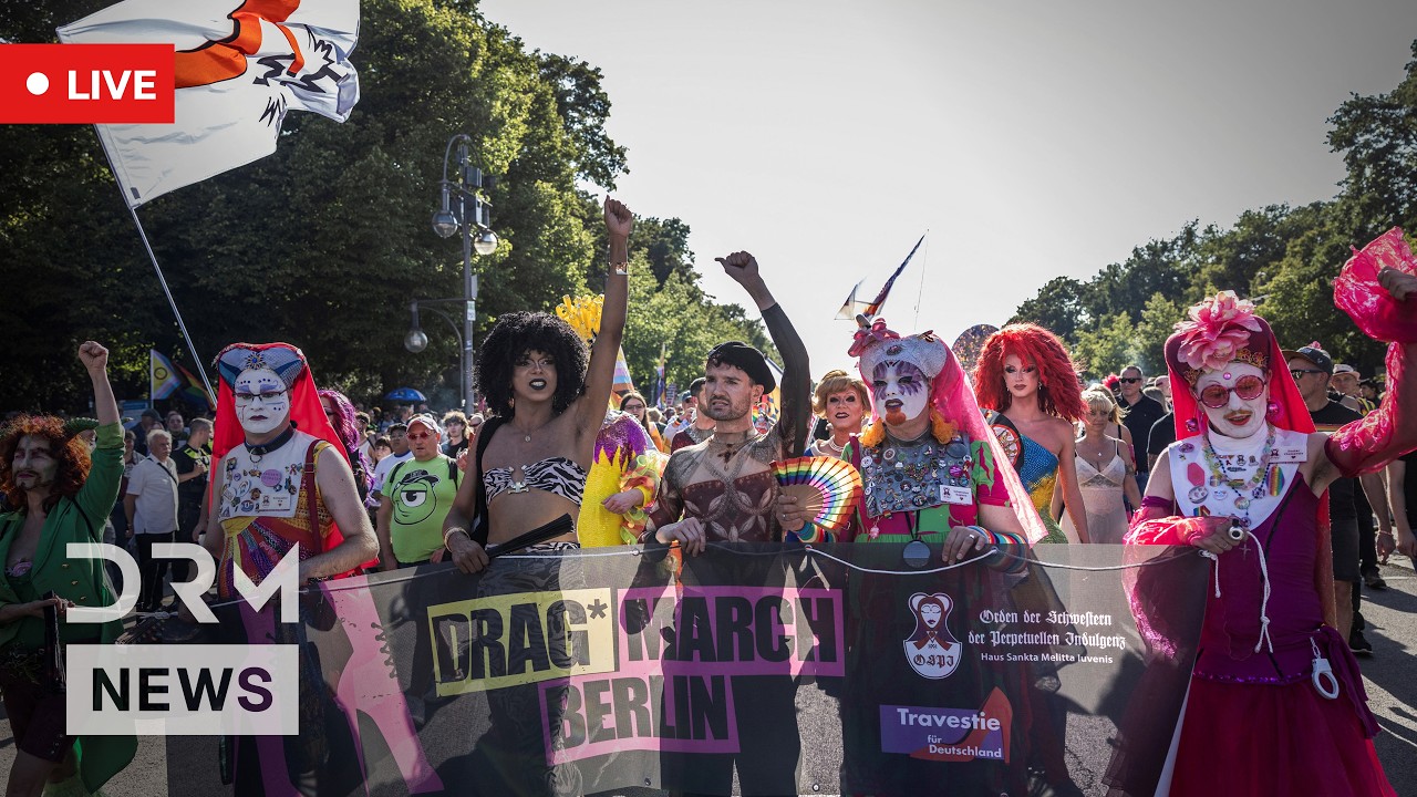 Berlin Pride 2026 NA ŻYWO: Nawet milion os&oacute;b na corocznej paradzie r&oacute;wności CSD | DRM News | AC1G