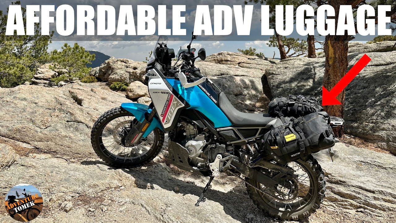 Quality Budget ADV Luggage Tested CFMOTO 450MT Ibex | WestWind Moto Enduro 40 Bag Test