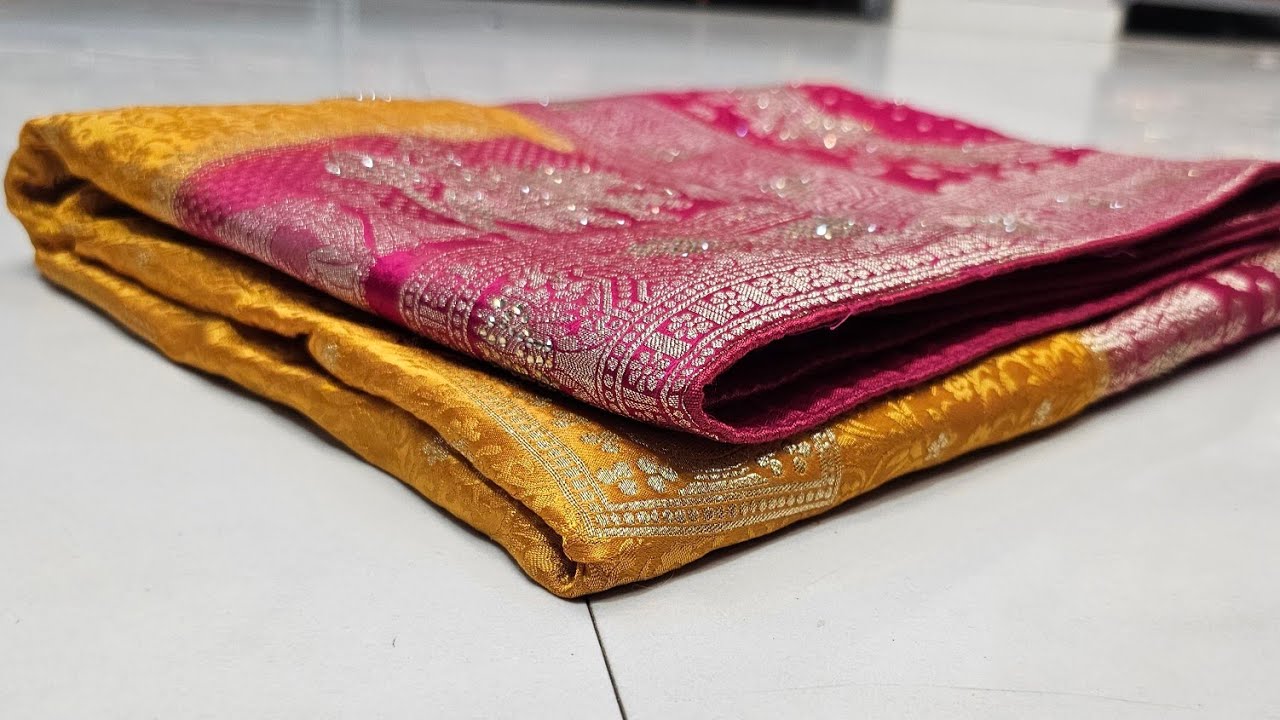 🔥शादी में पहनने वाली शानदार सिल्क साड़ी🔥silk saree# 9313419498#new saree collection#fancy saree#yt 