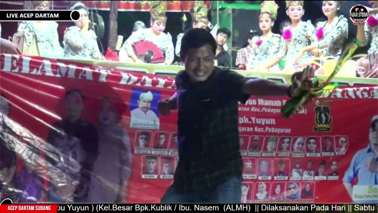 LAGU:  PAYUNG HITAM JAIPONG ACEP DARTAM DI KEDIAMAN BPK.YUYUN   KP. BOBAK CINA PEBAYURAN