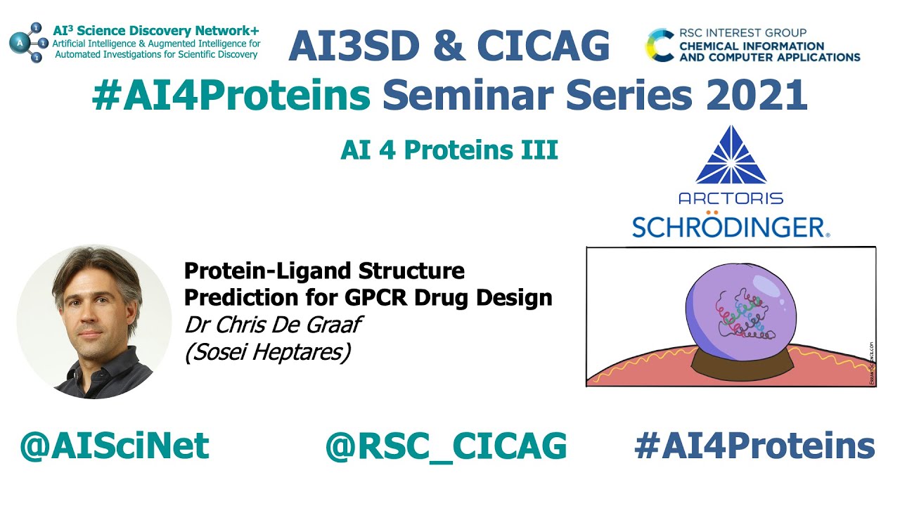 AI4Proteins: Protein-Ligand Structure Prediction for GPCR Drug Design &ndash; Dr Chris De Graaf