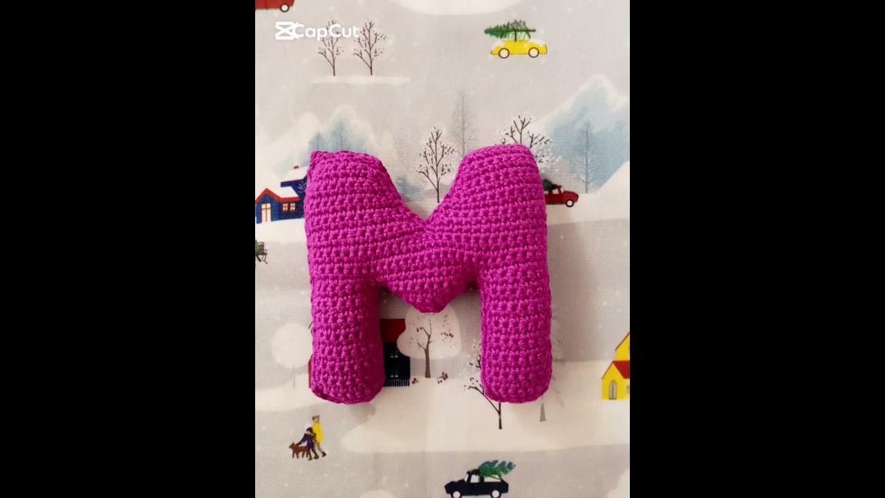 #12 Tutorial Completo Amigurumi. Lettera M.