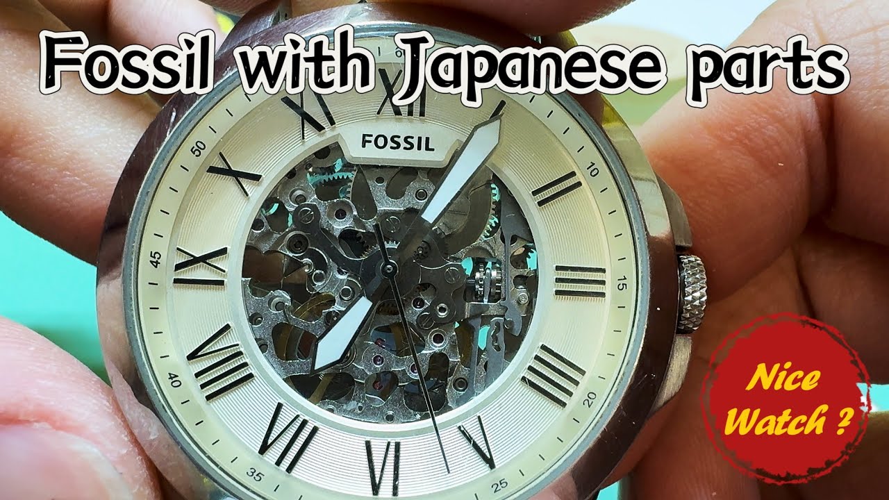 Fossil ME3099 Automatc Watch with Japanese 🇯🇵Miyota 8025 🇯🇵🙃Movement Full dismantling