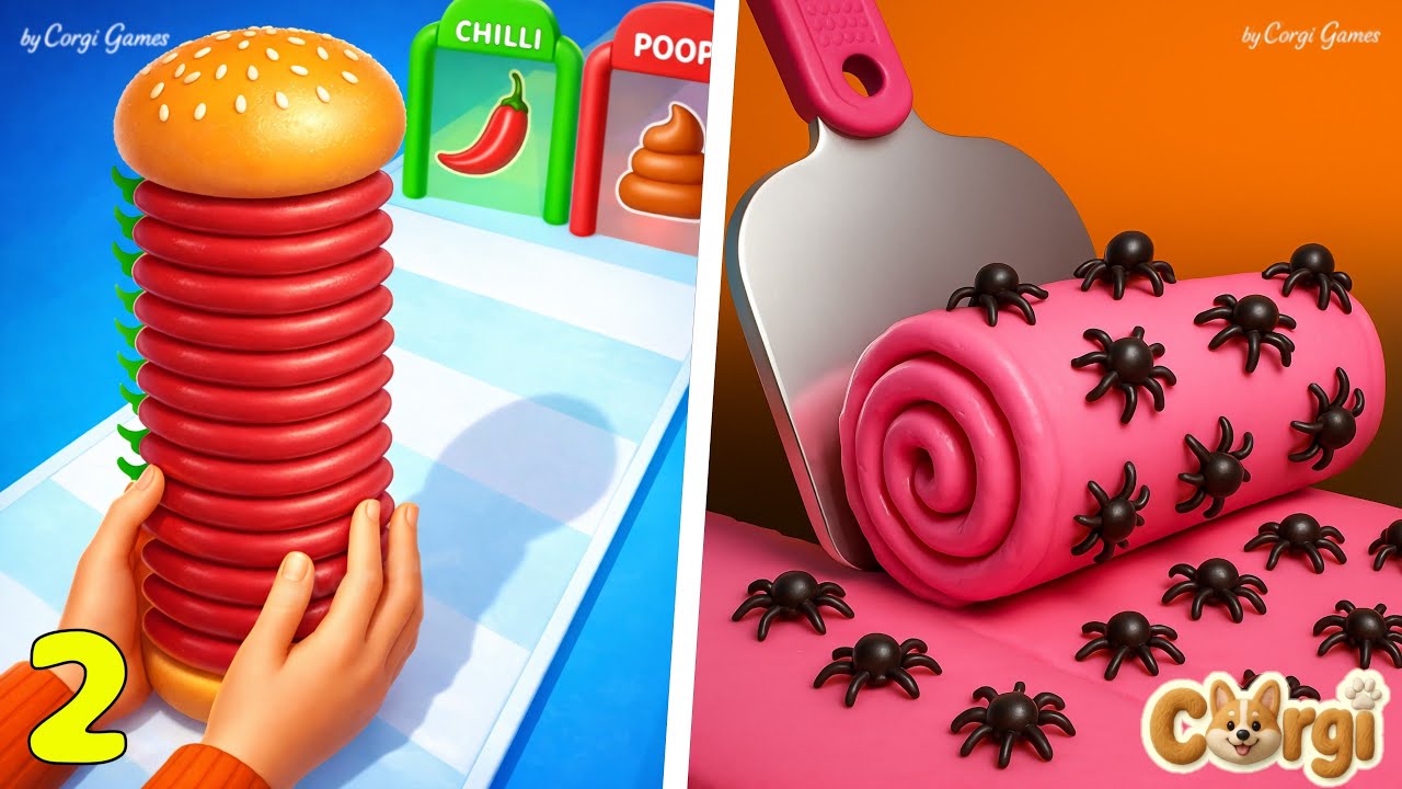 Dessert DIY 🆚 Burger Master - All Levels Satisfying Walkthrough Gameplay Max Level PART 2