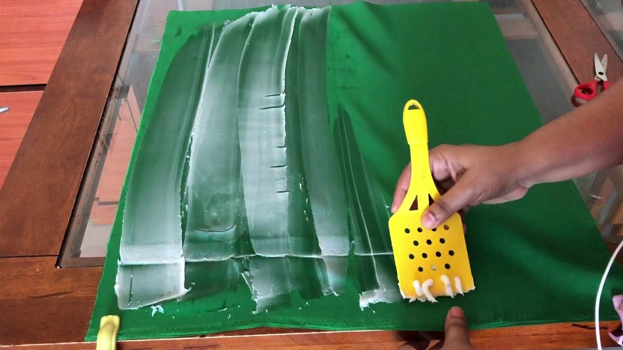 Tutorial 12: Starching satin material