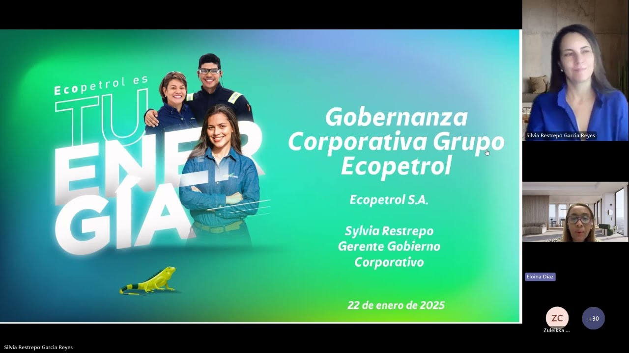Webinar “Modelo de Gobierno Corporativo en Grupo Ecopetrol”
