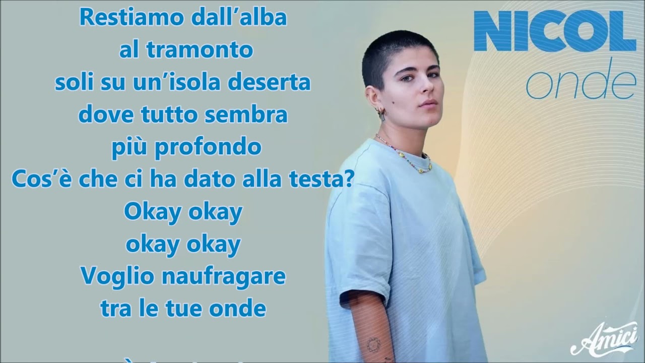 Nicol Onde - Testo