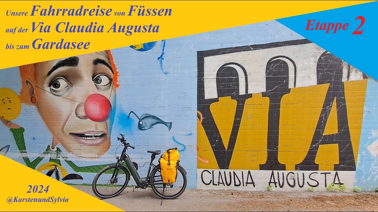 Alpenüberquerung von Füssen auf der Via Claudia Augusta bis zum Gardasee 2024 _Etappe 2
