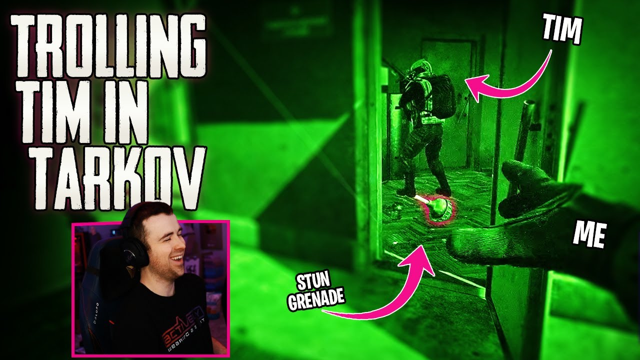 TROLLING TIM IN TARKOV - ESCAPE FROM TARKOV W/ DARKNESS429
