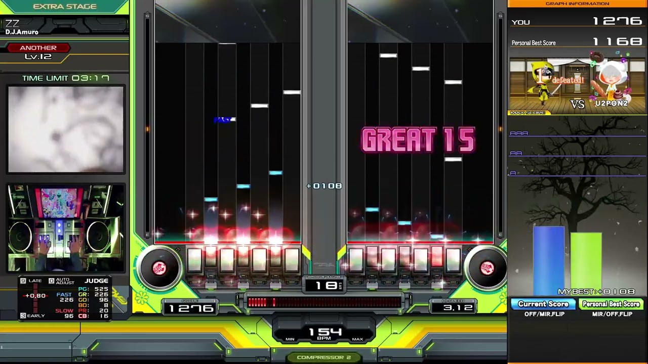 【beatmania IIDX】ZZ DPA OFF/MIR.FRIP ハード