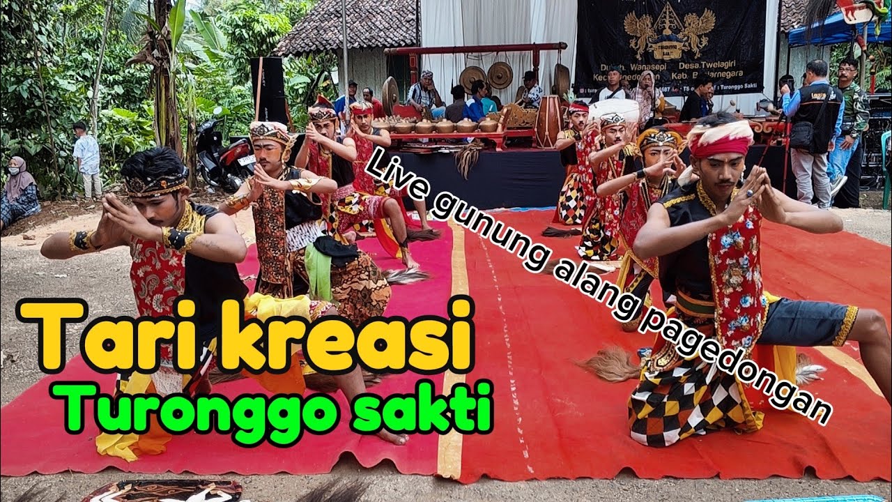 Tari Kreasi kuda kepang || Turonggo sakti || Live gunung alang pagedongan banjarnegara