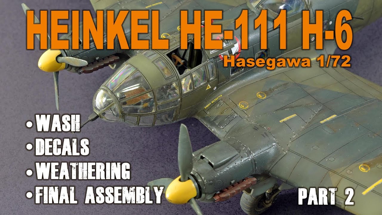 Passo a passo Heinkel HE-111 H-6 Parte 2