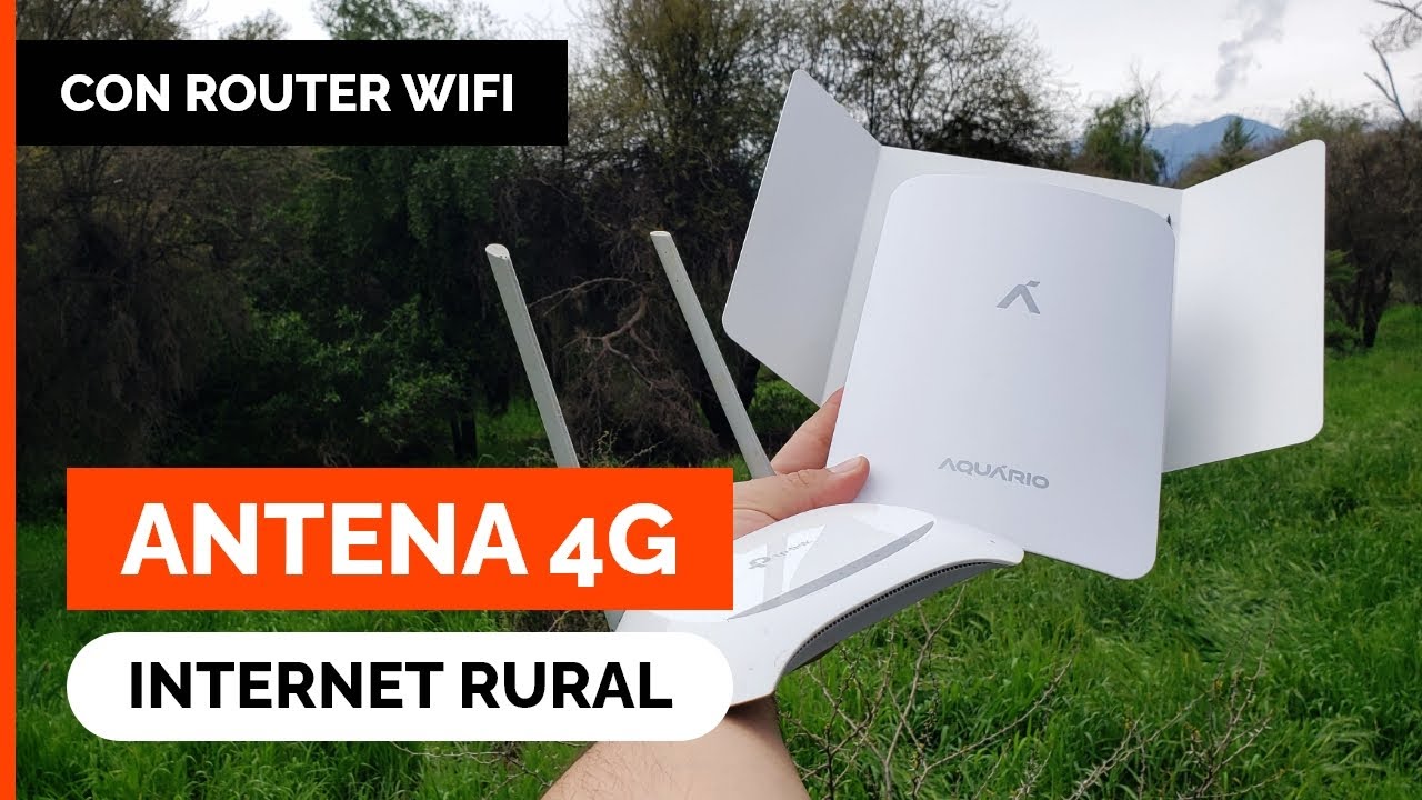 INTERNET / WIFI en ZONAS RURALES! 📡☀️🌎 Antena 4G LTE (Con Router Wifi) Aquario CPE 4000 no Huawei