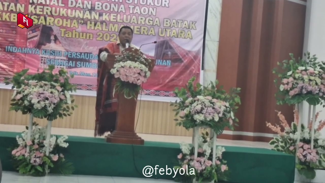 Pesan Bupati  Piet Hein Babua Di Perayaan Syukur Natal Dan Bona Taon IKKB 