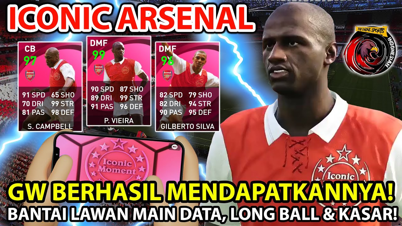 GW DAPATKAN ICONIC ARSENAL UNTUK PERTAMA KALINYA DI PES MOBILE & BANTAI LAWAN MAIN DATA BIKIN NGAKAK