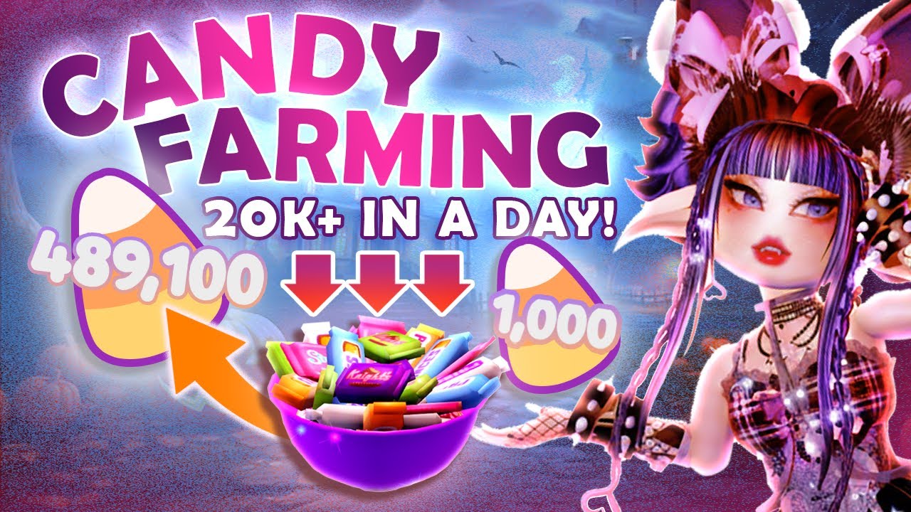 How To GET 20K CANDIES in ONE DAY?! 🎃 | Royale High 2025 Candy Farming Routine