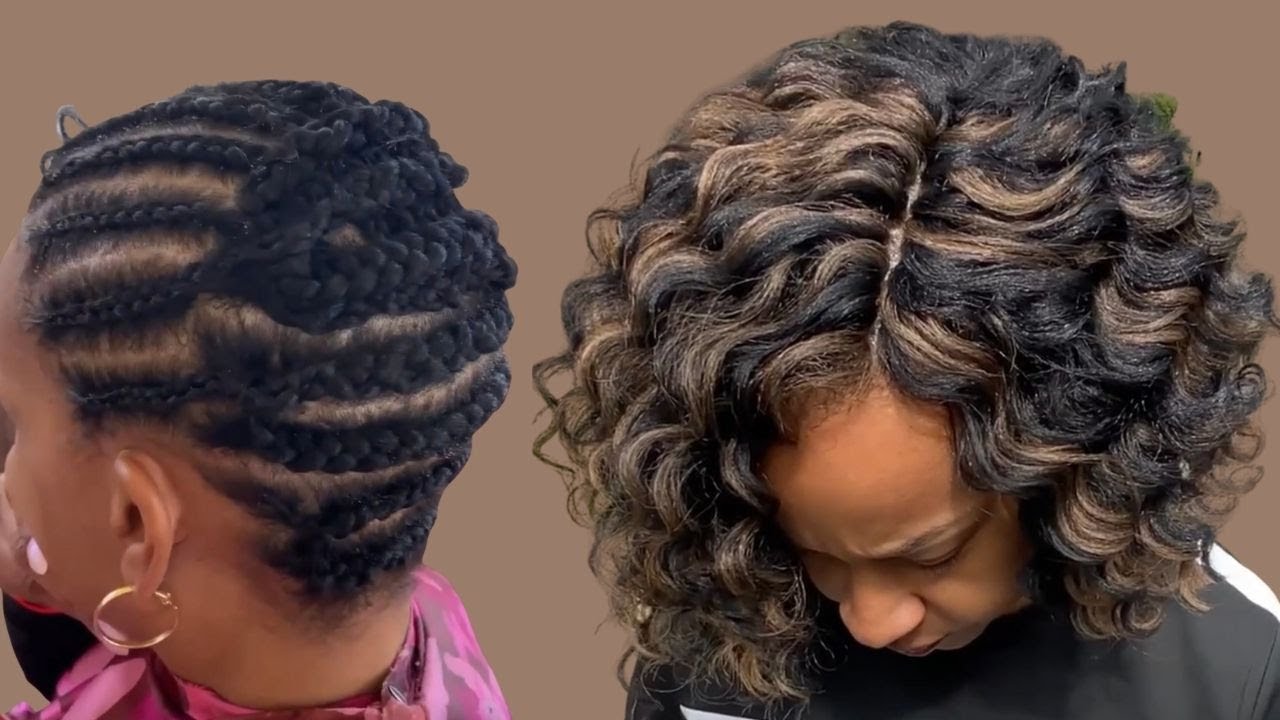 Invisible Part Crochet | Kima Ripple Deep Bob 1B/27 Blend