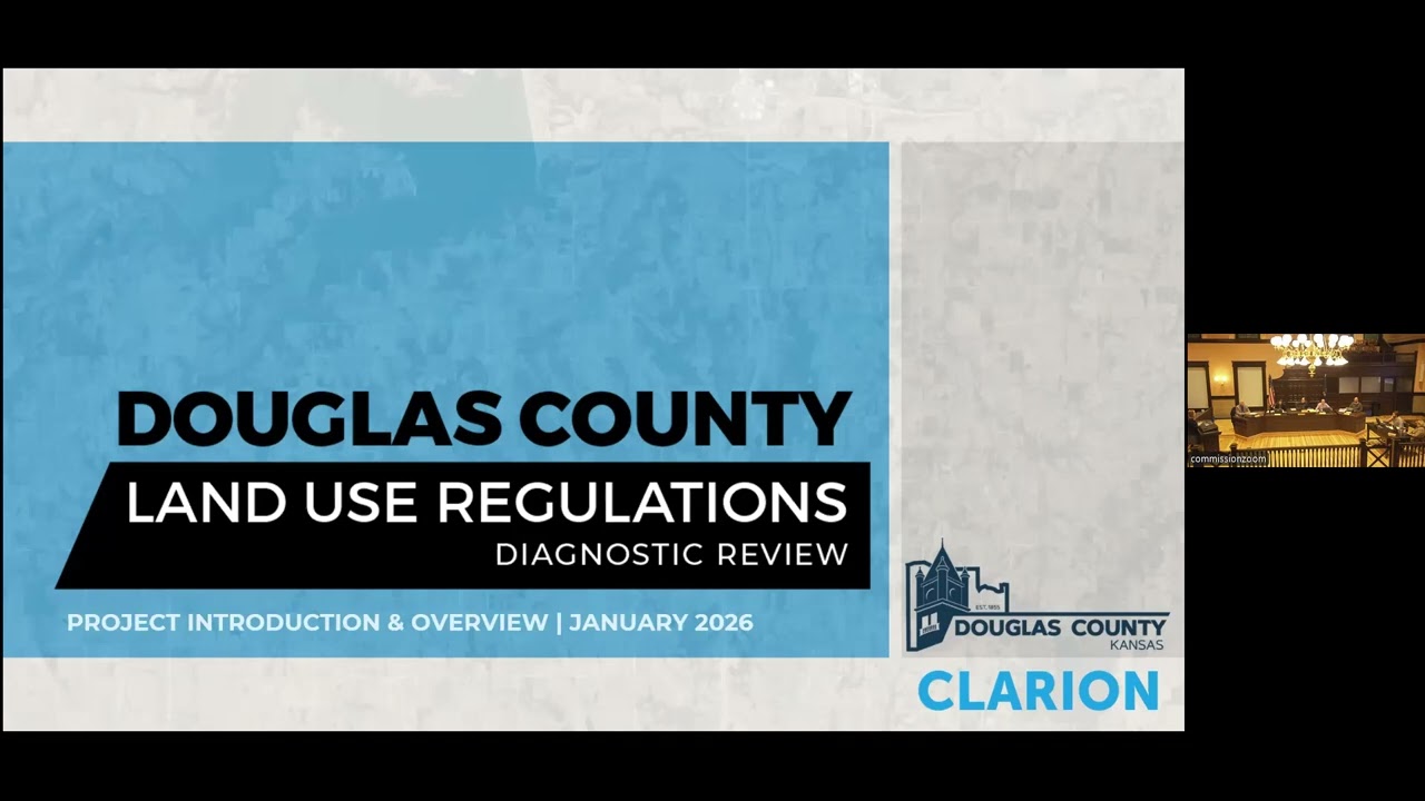 Board of Douglas County, KS, Commissioners Meeting on Jan. 28, 2026