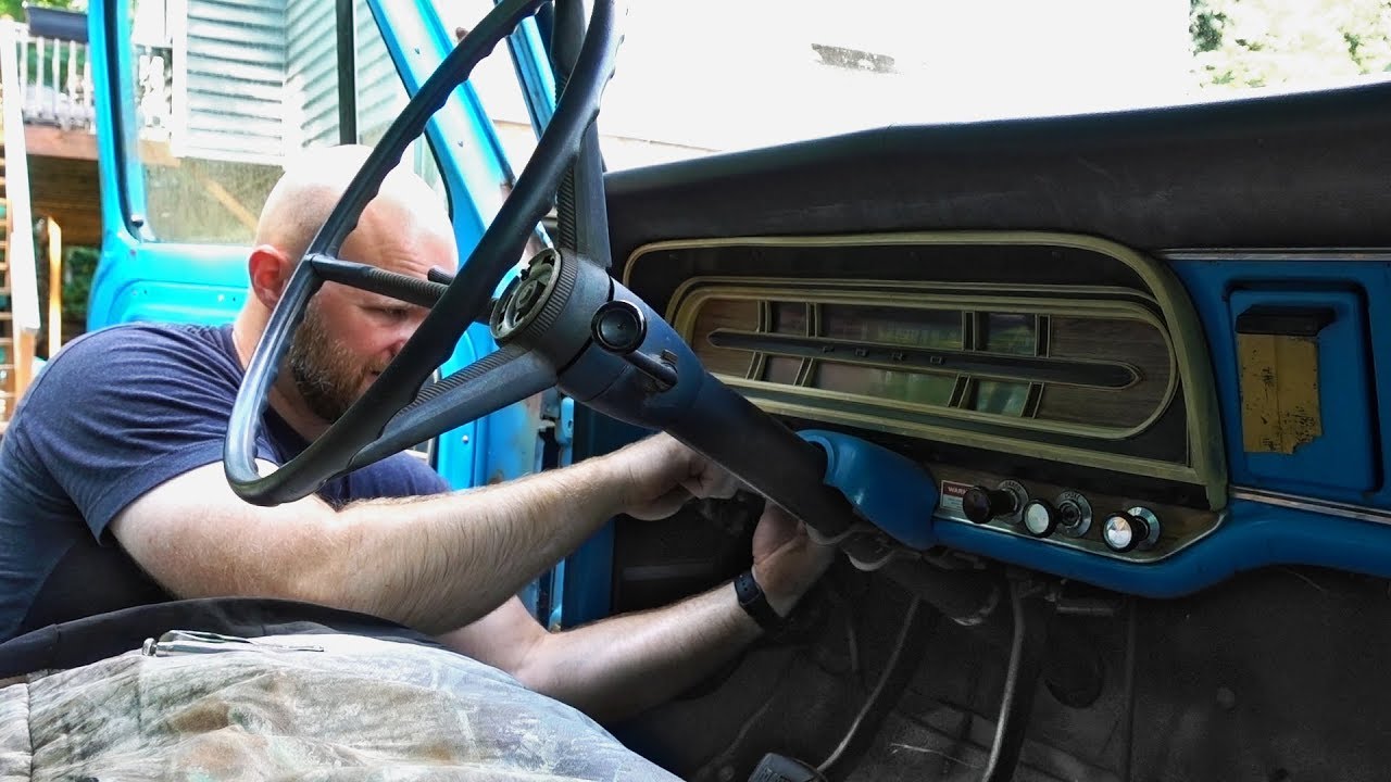 Как заменить замок зажигания без ключа — Ford F100 1969 года
