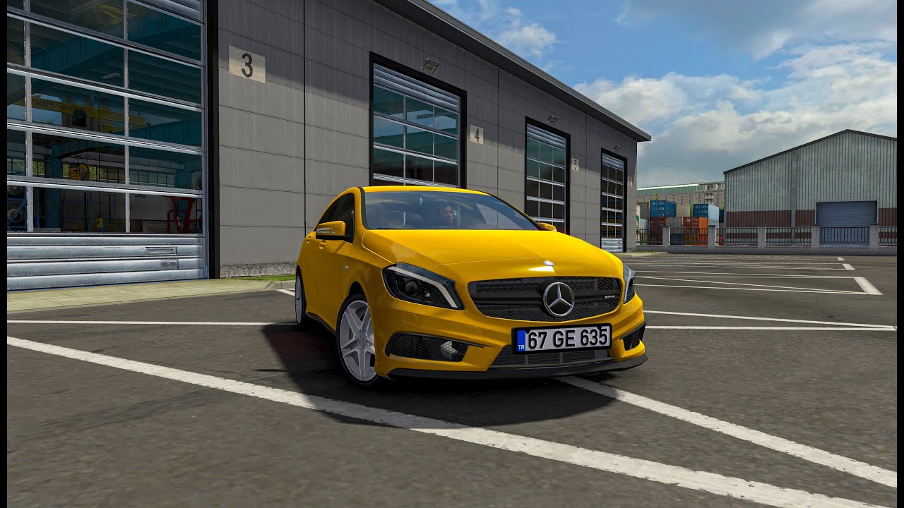 Mercedes-Benz A45 AMG ETS2 [1.36] [Euro Truck Simulator 2] Autobahn A7 Mannheim-Kassel [4K 60FPS]