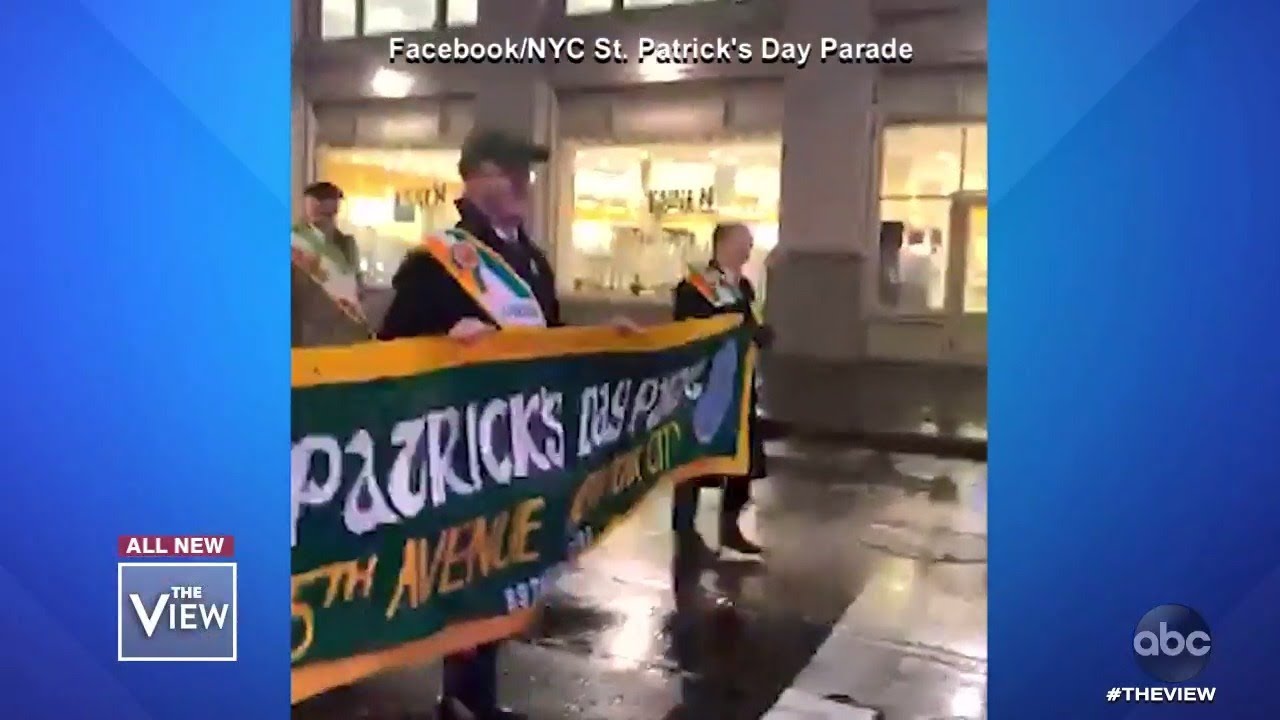 Small Group Marches in St. Patrick's Day Parade | The View