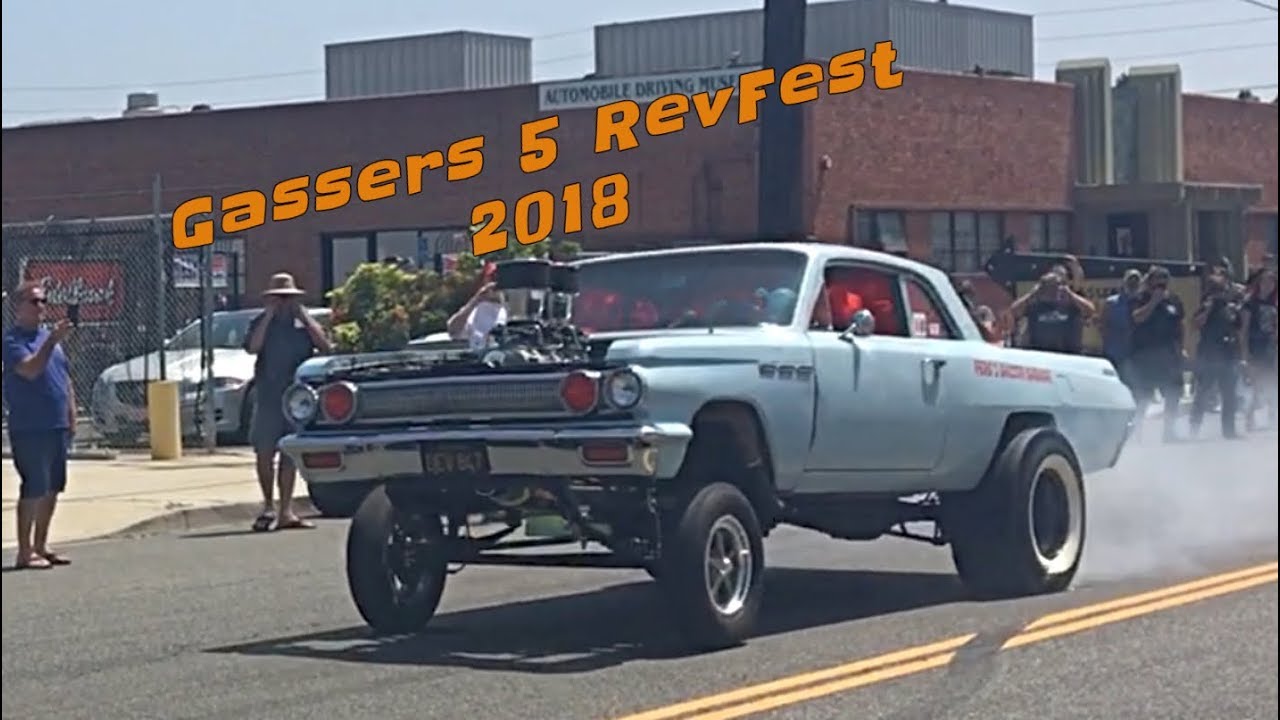 Gassers 5 Rev Fest Car Show 2018