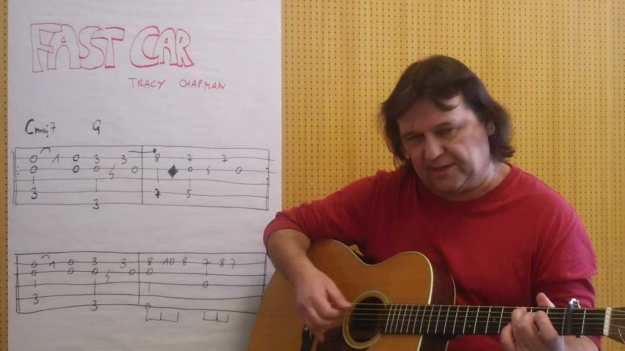 Fingerstyle Guitar Lesson#7: FAST CAR (Tracy Chapman) / Intro