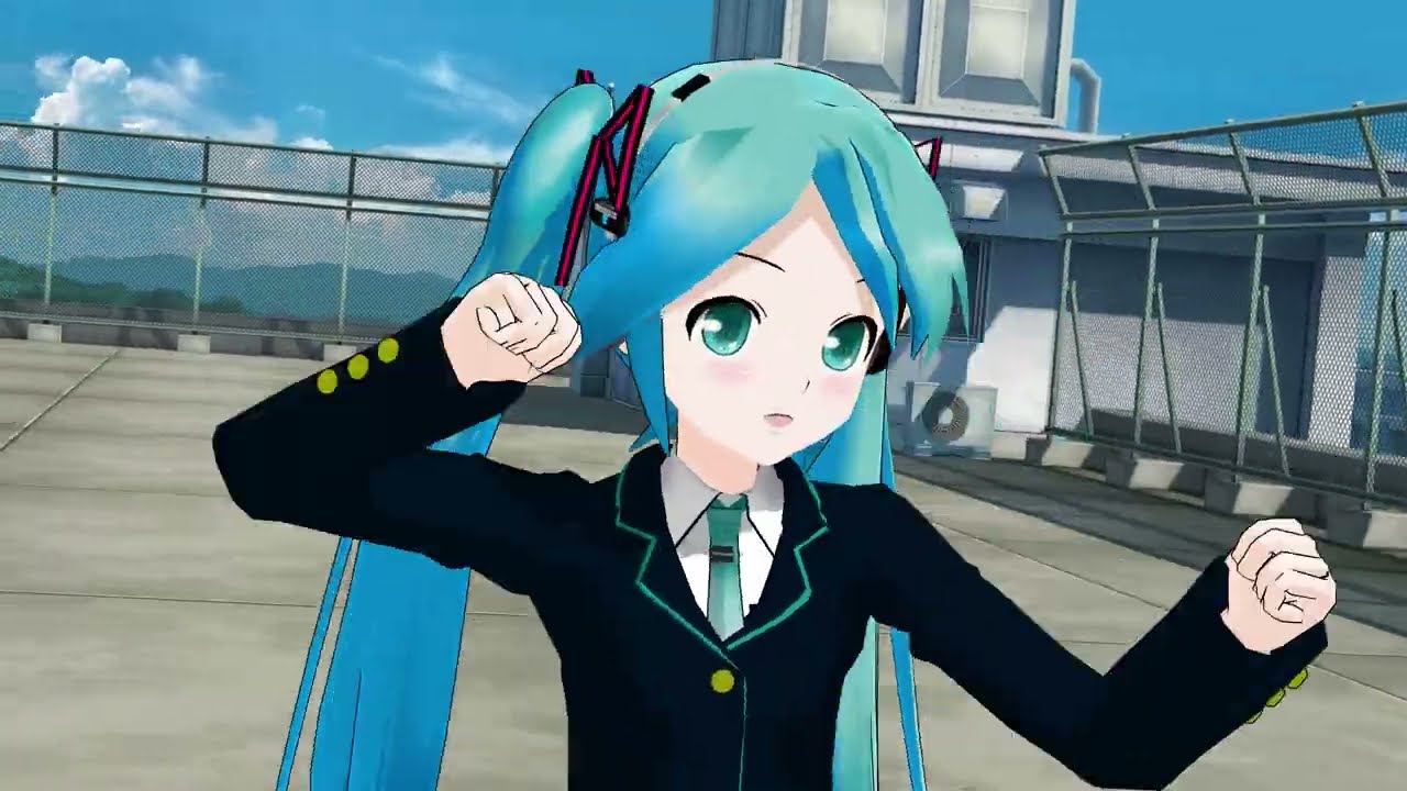 【MMD】　こっち向いてBaby　（初音ミク）