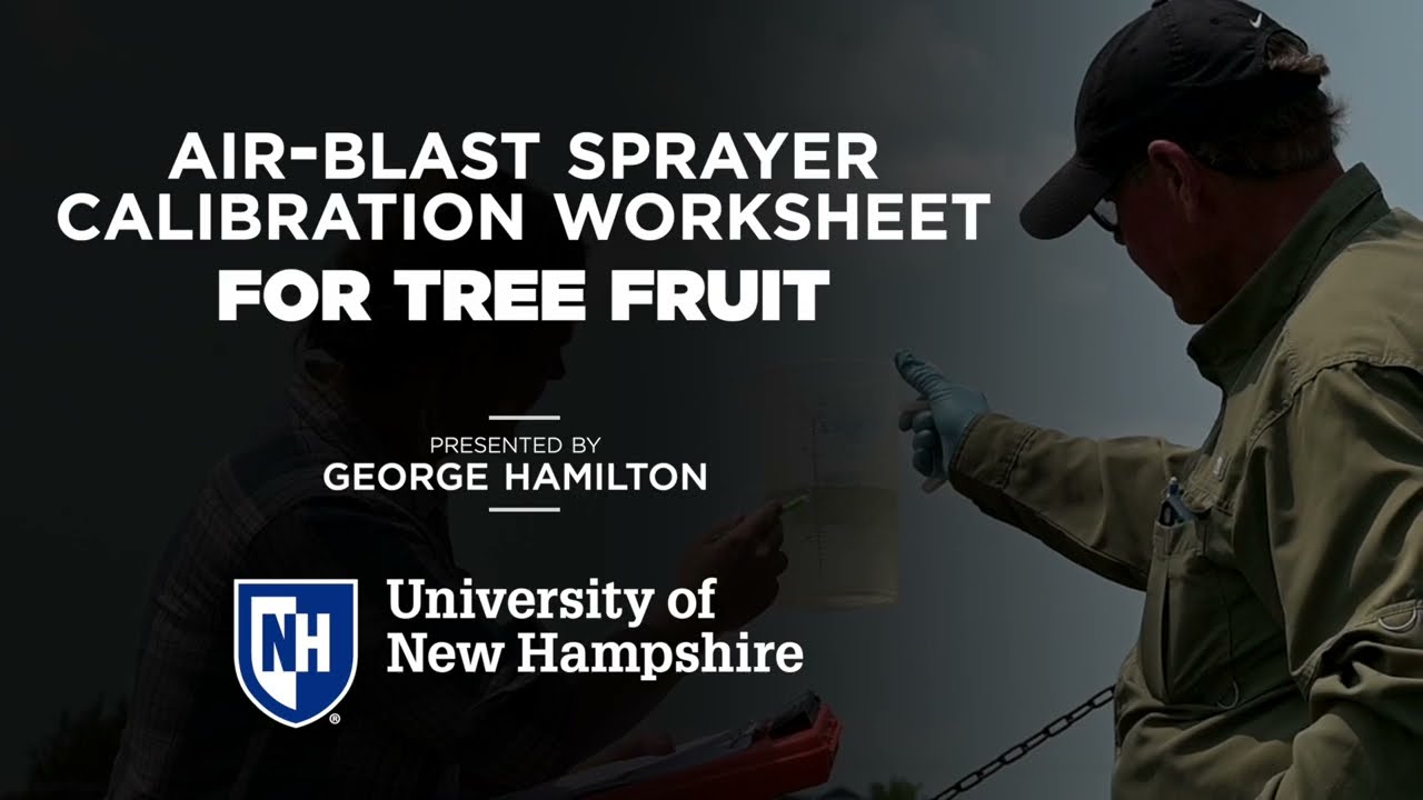 Air Blast Sprayer Calibration: Tree Fruit Worksheet