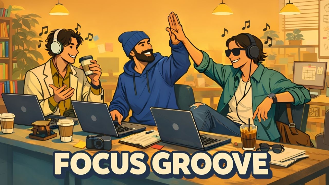 Плейлист | Режим глубокой концентрации: ВКЛ 🎧 Продуктивность на максимум ⚡ | GROOVE &middot; JAZZHOP