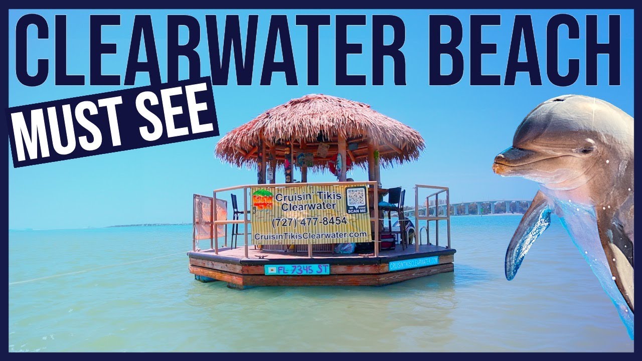 CRUISIN TIKIS: BEST Clearwater Beach Dolphin floating Boat Bar Tours & things to do | FLORIDA